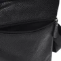 Мужская сумка через плечо Borsa Leather черная (K11025-black): Тип Сумки