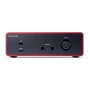 Аудиоинтерфейс FOCUSRITE Scarlett Solo 4th Gen: Интерфейсы USB, Jack (6.3 мм)