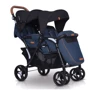 Коляска для двойни EasyGo Fusion Duo 2019 9023-EGFD-05, denim, джинсовый: Тип коляски Коляска для двойни