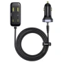 Зарядное устройство Baseus Car Charger 3xUSB+3USB-C BackseatPal L1 Black (C00081100121-00)