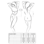 Эротический комплект Passion ORIHIME SET white XXL/XXXL