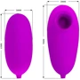 Вакуумный стимулятор с виброяйцом PRETTY LOVE - SUCTION & VIBRO-BULLETS, BI-014925