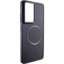 Чехол для телефонов TPU Case Bonbon Metal Style with MagSafe Black for Samsung S918 Galaxy S23 Ultra