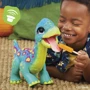 Интерактивная игрушка Furreal Friends Hasbro Снекин Сем Бронто (F1739): Датчики акустический, прикосновения