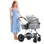Універсальна коляска 2 в 1 Kinderkraft Veo Gray (KKWVEOGRY20000): Матеріал коліс EVA