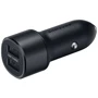 Зарядний пристрій Samsung Car Charger 15W ULC Dual Fast with Cable Black (EP-L1100WBEGRU)
