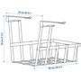 Подвесная корзина ІКЕА PÅLYCKE 22х26х19 см (80534433)