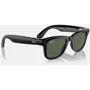 Смарт-окуляри Ray-Ban Meta Wayfarer Shiny Black Frame Green Lenses size M (RW4006 601/71 50-22) фото 3