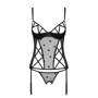 Эротический комплект Passion LOVELIA CORSET black XXL/XXXL
