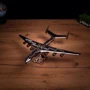 Коллекционная модель-конструктор Metal Time Ukrainian Dream механический самолет Мечта АН-225 двухцветный Exclusive Edition (MT001EE) фото 8