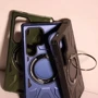 Чехол для телефонов WAVE Iron Grip with Magnetic Ring Blue for Samsung S928 Galaxy S24 Ultra: Материал пластик / силикон