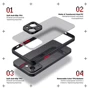 Чохол для телефона ArmorStandart Frosted Matte Black for Tecno Spark 10 Pro (KI7) (ARM70501): Сумісність Tecno Spark 10 Pro (KI7)