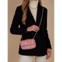 Жіноча сумка крос боді GUESS SPARK MICRO MINI фуксія (HWTF8700780-FMU): Матеріал Текстиль