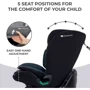 Автокрісло Kinderkraft Oneto3 i-Size Graphite Black (KCONE300BLK0000) фото 10