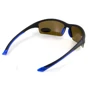 Спортивные очки Очки поляризационные BluWater Daytona-1 Polarized (brown) коричневые в черно-синей (4ДЕЙТ1-Г50П): Назначение Для туризма и активного отдыха, Для водных видов спорта, Велосипедные