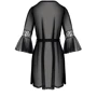 Сексуальный халат ECO Passion LEAFA PEIGNOIR black XXL/XXXL
