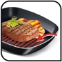 Сковорода-гриль Tefal Simply Clean 26 см (B5674053): Антипригарное покрытие Titanium