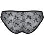 Трусики-слипы с кружевной сеточкой Dina Thong black XXL/XXXL - Passion