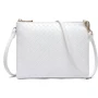 Жіноча сумка-пошет Amelie Galanti біла (A991503-01-white): Тип ручки Зі знімним ременем, Плечовий ремінь, Без ручки