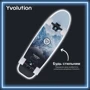 Скейтборд Yvolution Dynamo Cruiser LED 76 см, синій (YS52B2)