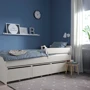 Каркас ліжка з рейковим дном та бортиком ІКЕА Slakt/Nattara 90х200 см білий (695.638.89): Стінка, що опускається Нет