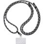 Ремешок для смартфона ArmorStandart Rope Black Monochrome with Clear holder (ARM76091)