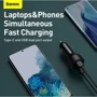 Зарядное устройство Baseus Car Charger USB-C+USB Superme Digital Display 100W Black (CCZX-01) фото 5