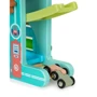 Дерев'яний швидкісний спуск Ecotoys з машинками та ксилофоном (ME115)