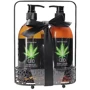 Набор для ванны и душа CBD Luxe Care set - GREEN TEA & HEMP OIL (2 предмета)