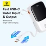 Внешний аккумулятор Baseus Power Bank 20000mAh Qpow Pro FC 22.5W White (P10067103213-00) фото 9