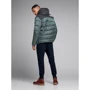 Куртка Jack & Jones 12481160 46 серая зимняя с капюшоном: Подкладка На подкладке