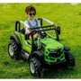 Детский электромобиль Bambi Racer Трактор, зеленый (M 5073EBLR-5): Материал колес EVA