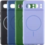 Чехол для телефонов Lakshmi Case Silicone Cover Full Camera MagFit Black for Google Pixel 8 Pro: Материал силикон