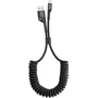 Кабель Baseus USB Cable to Lightning Fish Eye Spring 1m Black (CALSR-01)