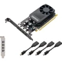 Видеокарта PNY V2 NVIDIA Quadro P1000 (VCQP1000V2-PB): Объем памяти, Гб 4