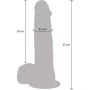 Вибратор с ротацией Toy Joy Get Real Rotating Vibrating Dildo (телесный)
