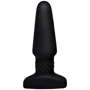 Анальная пробка с вибрацией Rimmers Slim R Smooth Rimming Plug With Remote (черный)