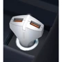 Зарядний пристрій Baseus USB Car Charger Small Rocket QC3.0 2xUSB 3A White (CCALL-RK02) фото 5