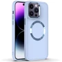 Чехол для iPhone TPU Case Bonbon Metal Style with MagSafe Mist Blue for iPhone 16 Pro Max
