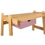 Парта с тумбой (в цвете) EkoKids-2color: Особенности Регулировка высоты