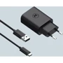 Зарядний пристрій Motorola Wall Charger USB 20W з USB-C Cable 1m Black (SJMC202-C): Кількість USB-портів 1