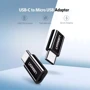Адаптер Ugreen Adapter USB-C to microUSB Black (30391): Интерфейс подключения USB-C