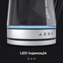 Электрочайник AENO EK1S (AEK0001S): Цвет нержавеющая сталь/прозрачный
