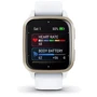 Смарт-часы Garmin Venu SQ 2 Cream Gold Aluminium Bezel with White Case and Silicone Band (010-02701-11): Сенсорный экран есть