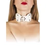 Ошейник VIP Leather Collar, white