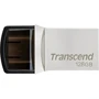 USB-флешка Transcend 128GB JetFlash 890 USB 3.1/Type-C Silver (TS128GJF890S)