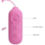 Виброзажимы для груди с электростимуляцией PRETTY LOVE - Nipple Clip, BI-014861