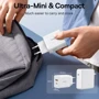 Зарядное устройство Baseus Wall Charger USB-C+USB Cube Fast Charger 20W Cluster White (P10111403213-00) фото 11