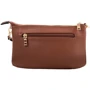 Женская сумка через плечо Amelie Galanti коричневая (A991457-dark-brown): Застежка Молния