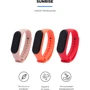 Ремешок TPU Case Orange/Pink Sand/Red for Xiaomi Mi Smart Band 3/4: Совместимость с брендом Xiaomi